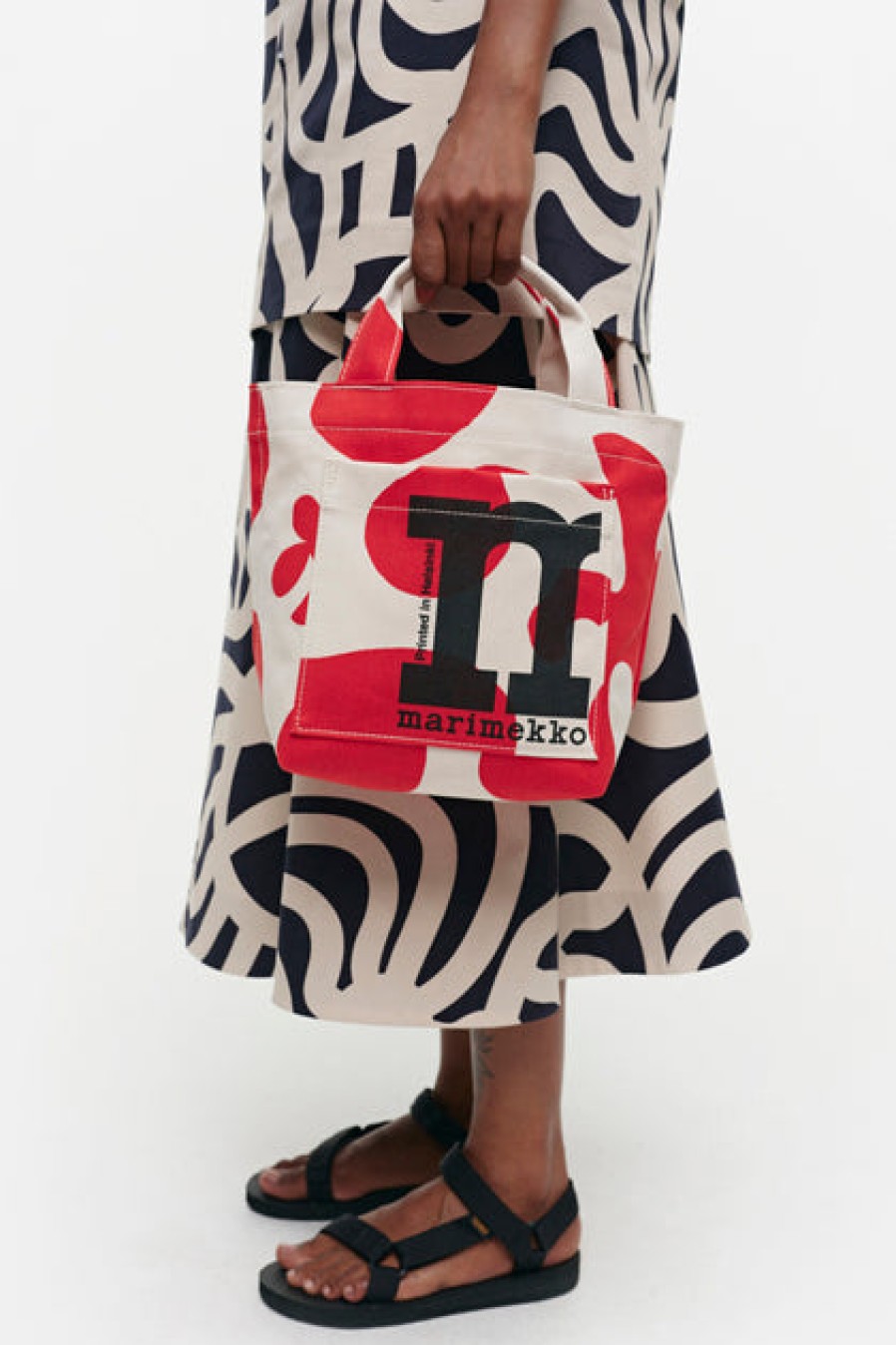 Bags & Accessories Marimekko Marimekko Pulloposti Mono Mini Tote Bag