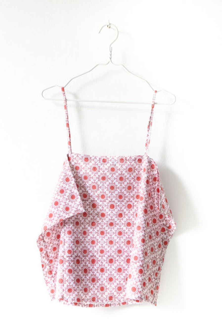 Loungewear & Sleepwear | Fashion Nest Factory Nest Factory Block Print Halter Top Red