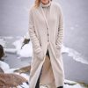 Tops, T-Shirts & Sweaters | Fashion Henriette Steffensen Henriette Steffensen Fleece Long Cardigan Sand