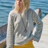 Tops, T-Shirts & Sweaters | Fashion Henriette Steffensen Henriette Steffensen Fleece Blouse W/X Necklace Sand