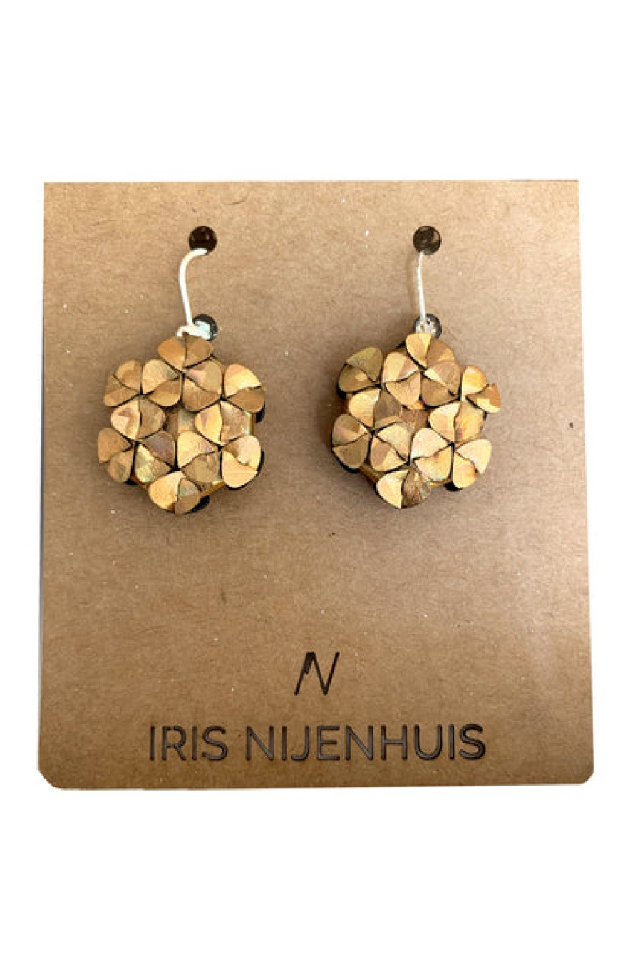 Jewelry Iris Nijenhuis Iris Nijenhuis The Mini'S Earrings Holo Goldflake