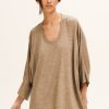 Loungewear & Sleepwear | Fashion Andrea & Joen Andrea & Joen Mia Wool Relaxed Top Birch