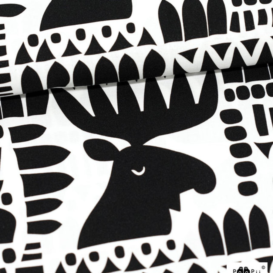 Fabric | Home Decor PaaPii Paapii Moose Cotton Fabric