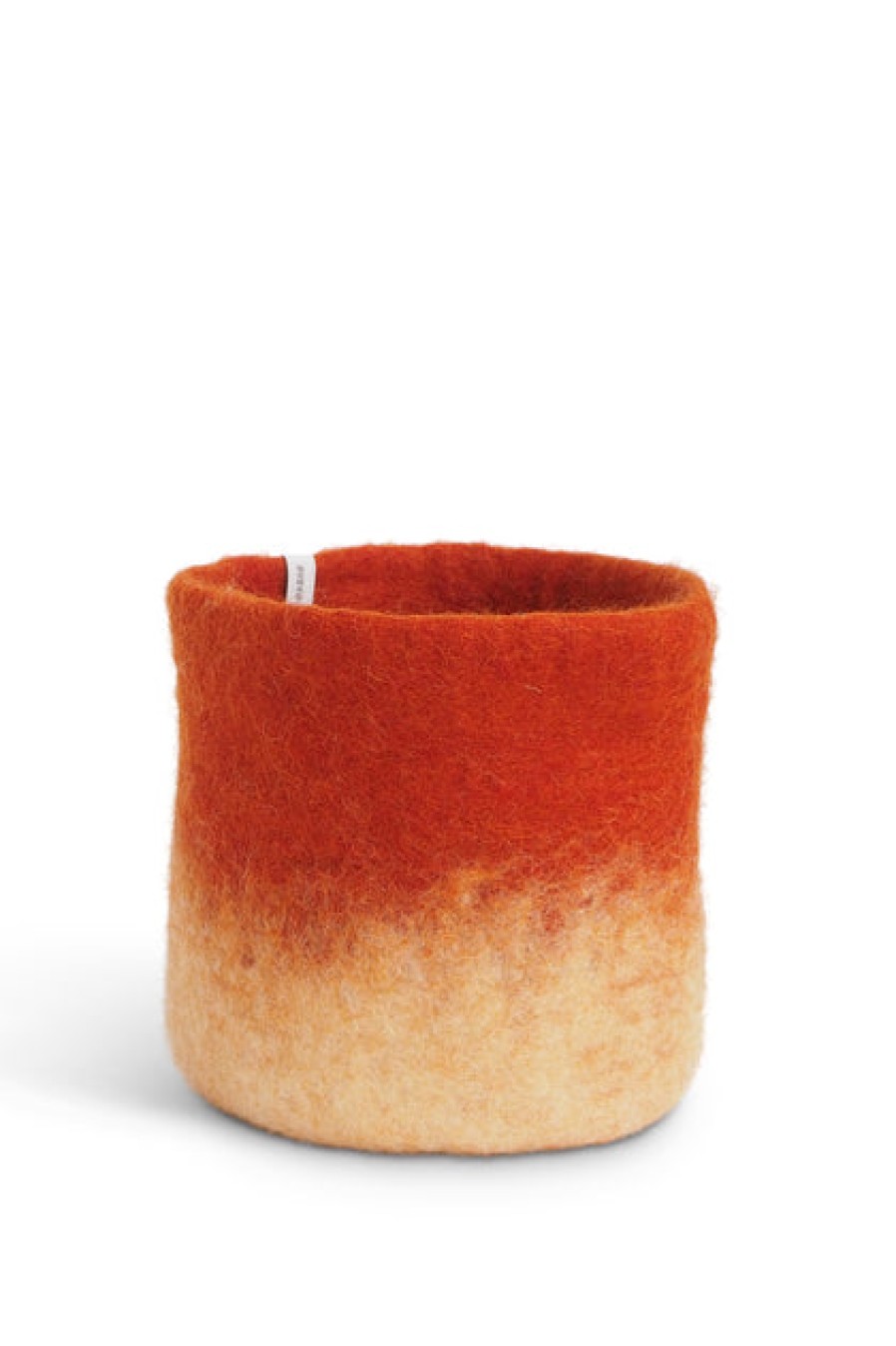 Storage Baskets | Home Decor Aveva Aveva Felt Flower Pot/Basket 18 Small Rust