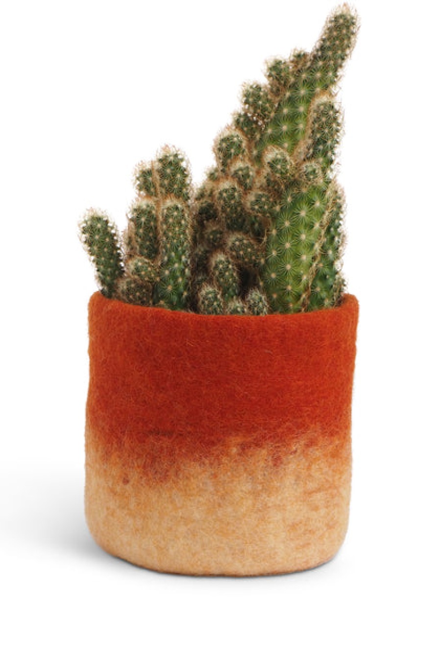 Storage Baskets | Home Decor Aveva Aveva Felt Flower Pot/Basket 18 Small Rust