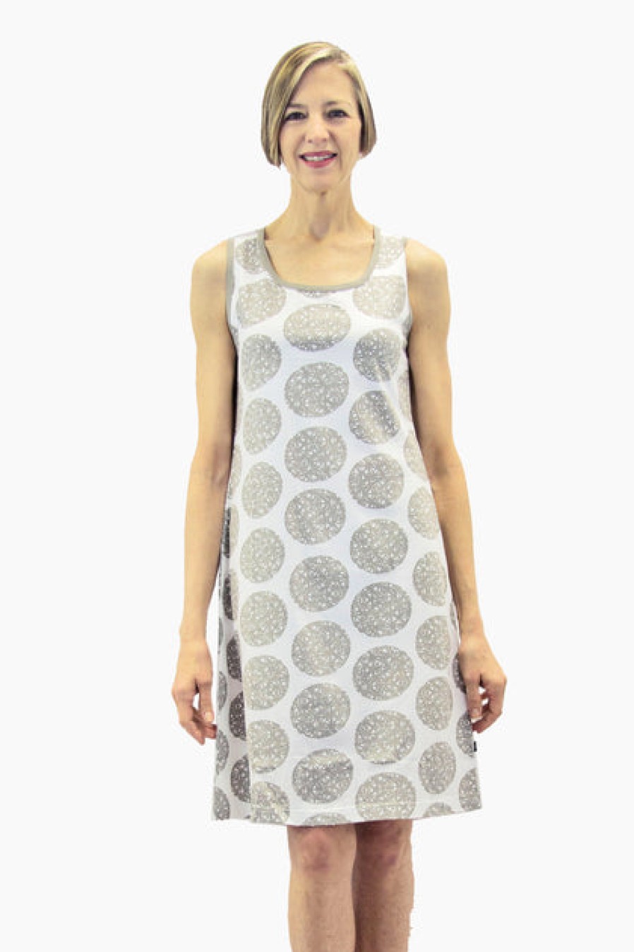 Dresses & Tunics | Fashion Ristomatti Ratia Ratia Circle Dress Grey/White