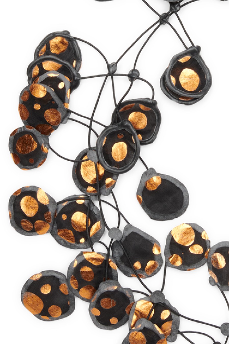 Jewelry Annemieke Broenink Annemieke Broenink Metallic Dot Necklace Caramel