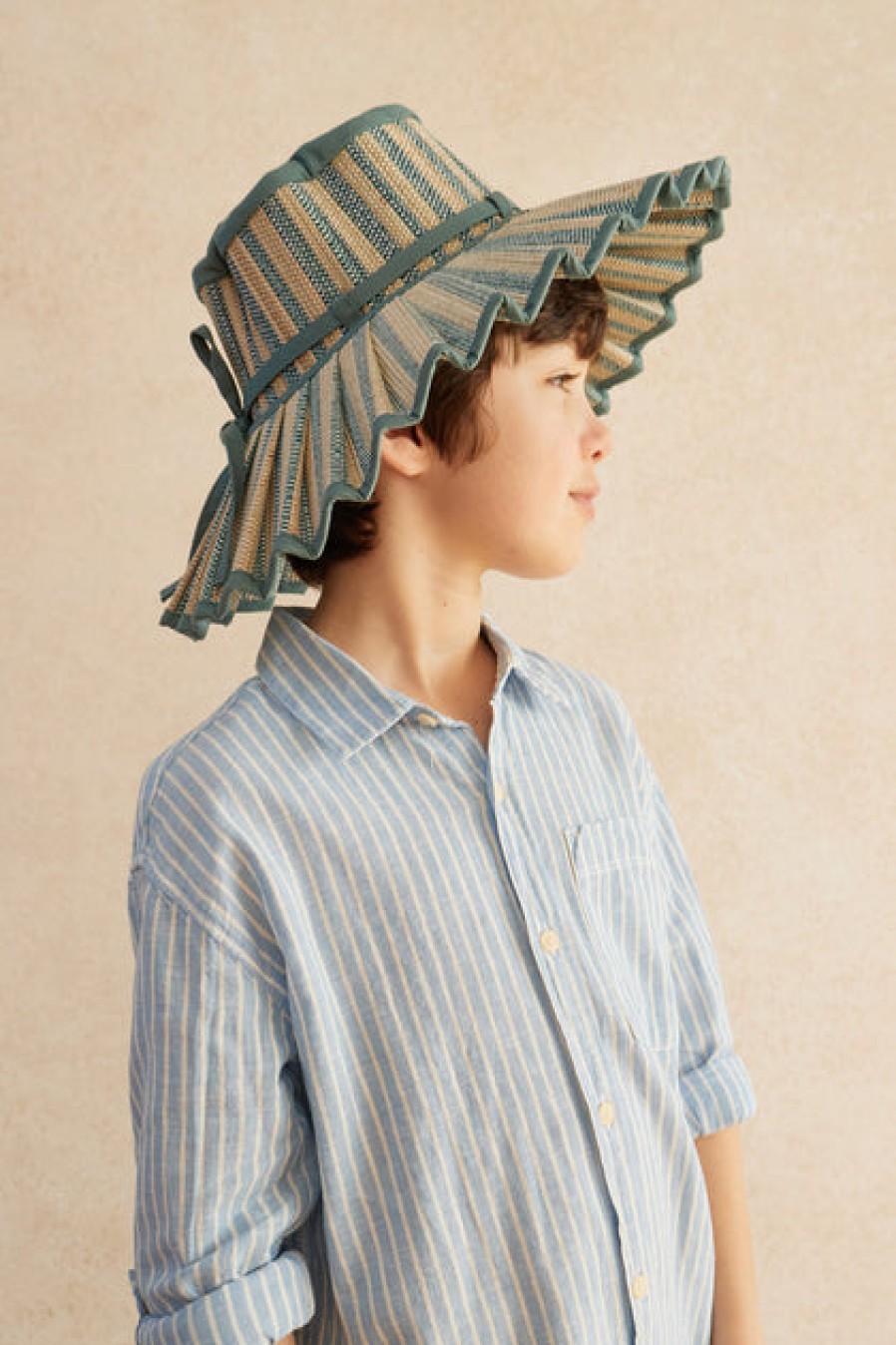 Kids' Accessories: Hats, Scarves & Baby Blankets | Fashion Lorna Murray Lorna Murray Child Capri Hat French Villa