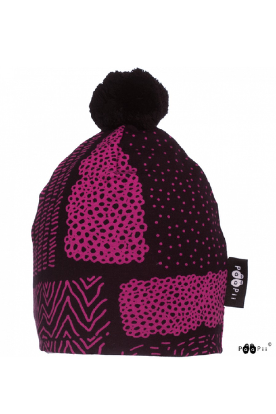 Kids' Accessories: Hats, Scarves & Baby Blankets | Fashion PaaPii Paapii Sarka Pom Pom Beanie Purple For Kids