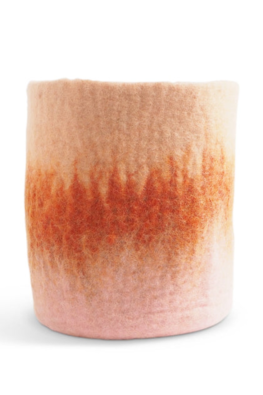 Home Accent Pieces | Home Decor Aveva Aveva Felt Flower Pot/Basket 18 Large Terracotta