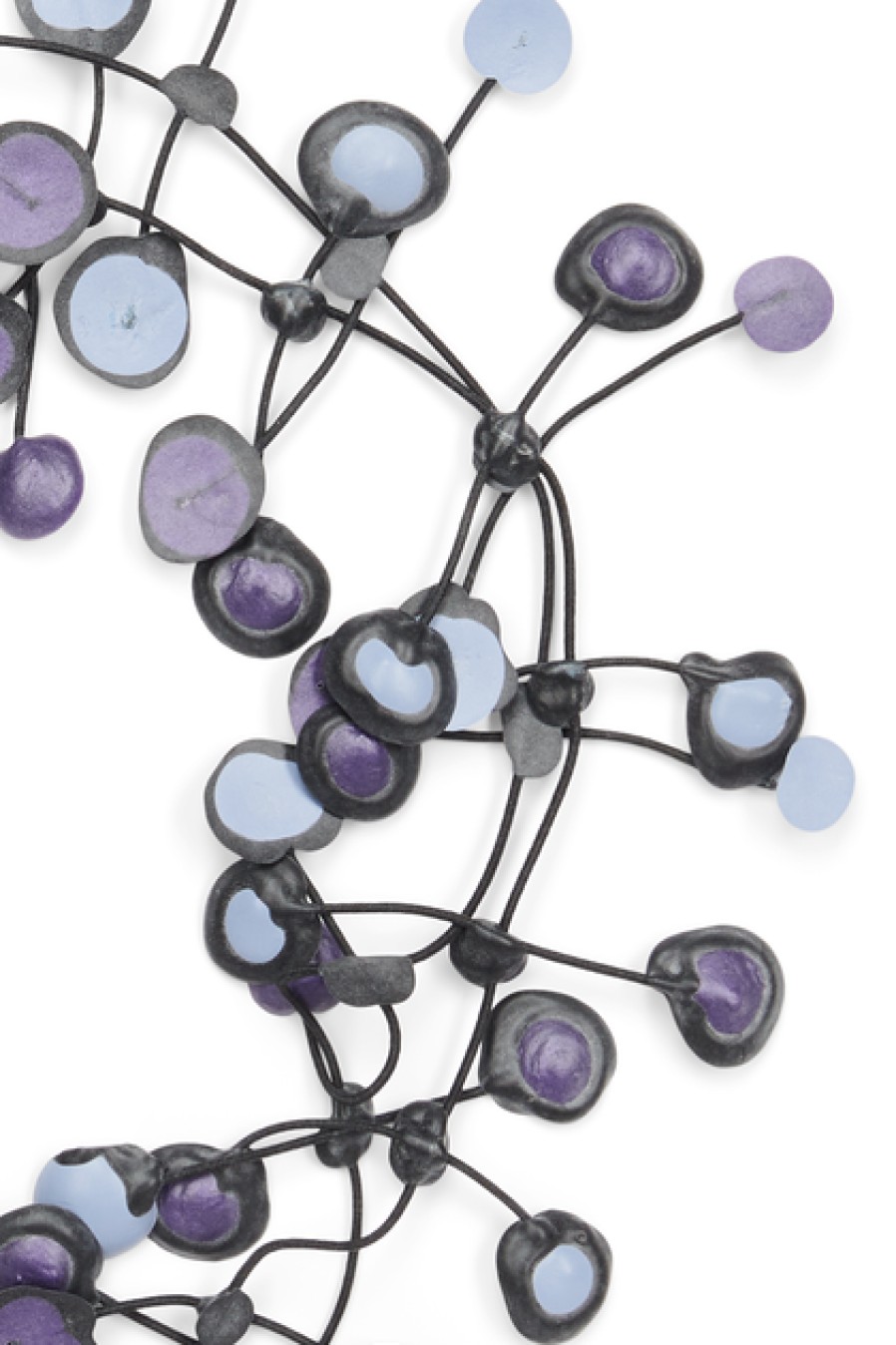 Jewelry Annemieke Broenink Annemieke Broenink Dubbel Dot Necklace Purple