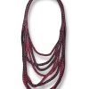 Jewelry Uli Amsterdam Uli Amsterdam Chains Re Necklace Bordeaux/Strawberry