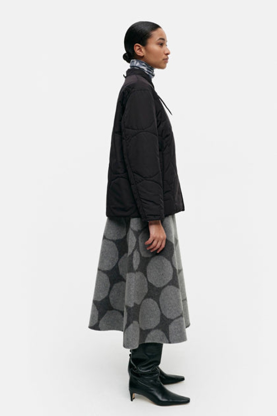 Outerwear | Fashion Marimekko Marimekko Kuori Kivet Coat Black