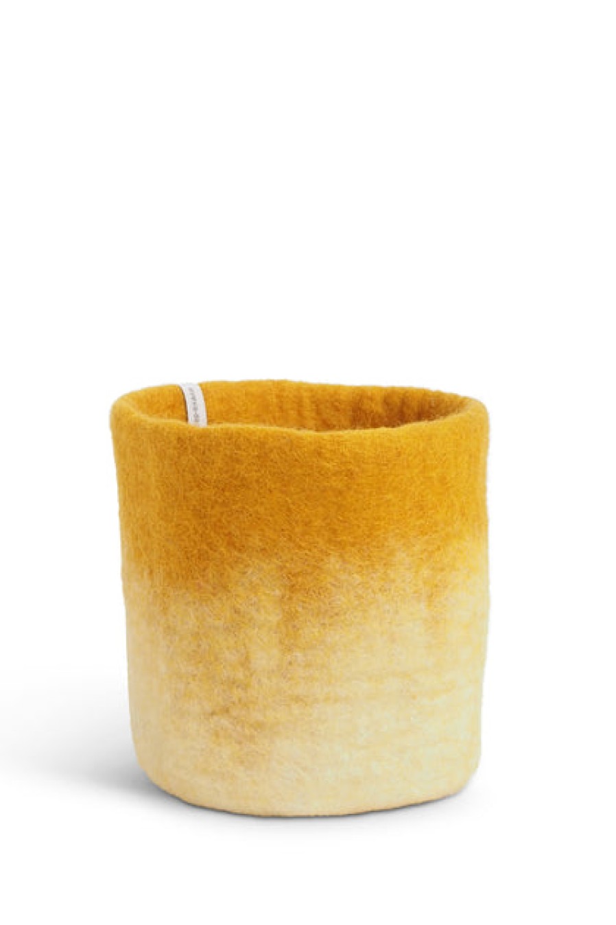 Home Accent Pieces | Home Decor Aveva Aveva Felt Flower Pot/Basket 18 Small Mustard