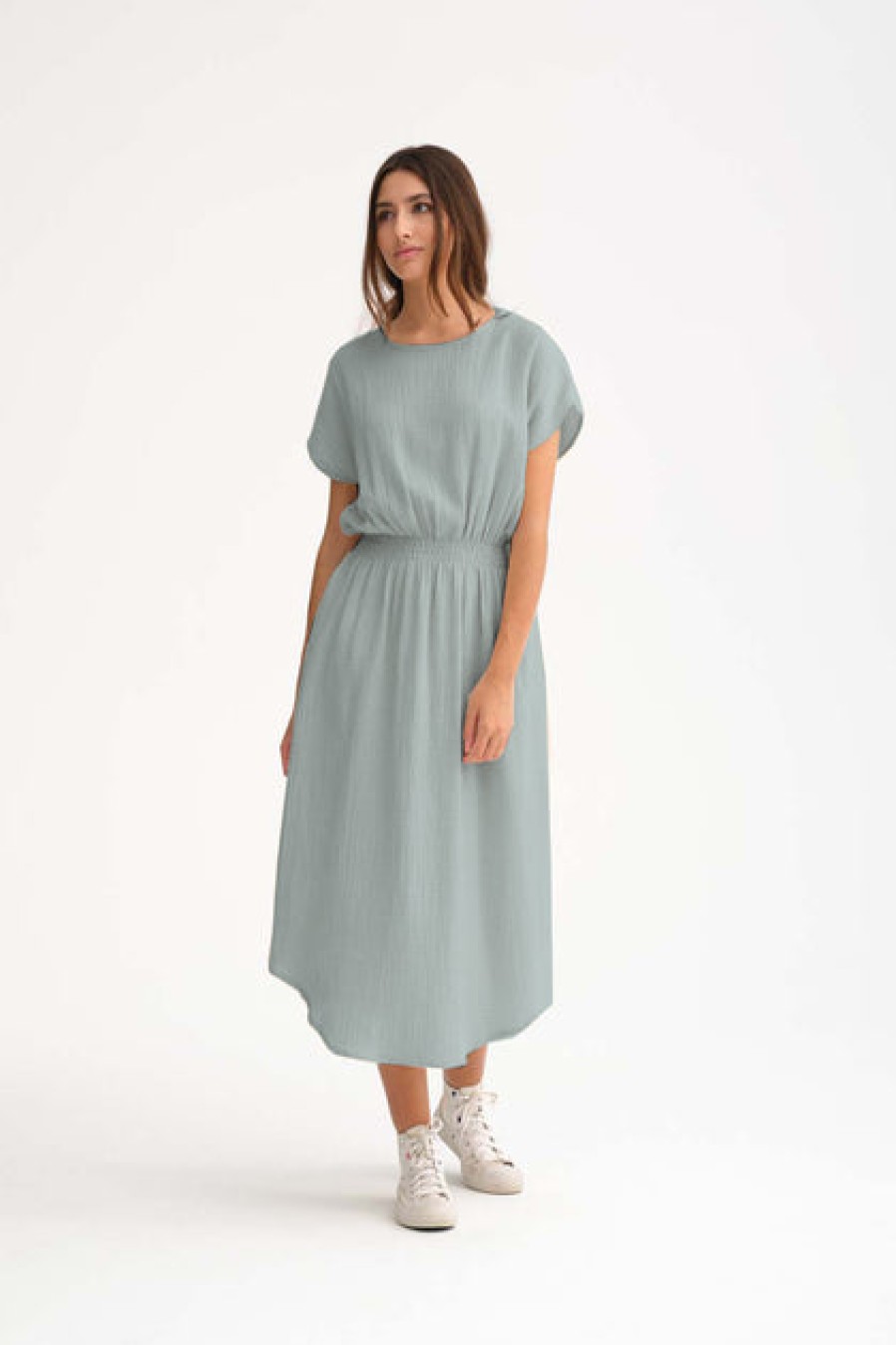 Dresses & Tunics | Fashion Cecilia Sörensen Cecilia Sorensen Magnolia Dress Sage