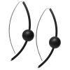 Jewelry Frank Ideas Frank Ideas Sphere Earrings Black Large