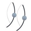 Jewelry Frank Ideas Frank Ideas Sphere Earrings Grey Large