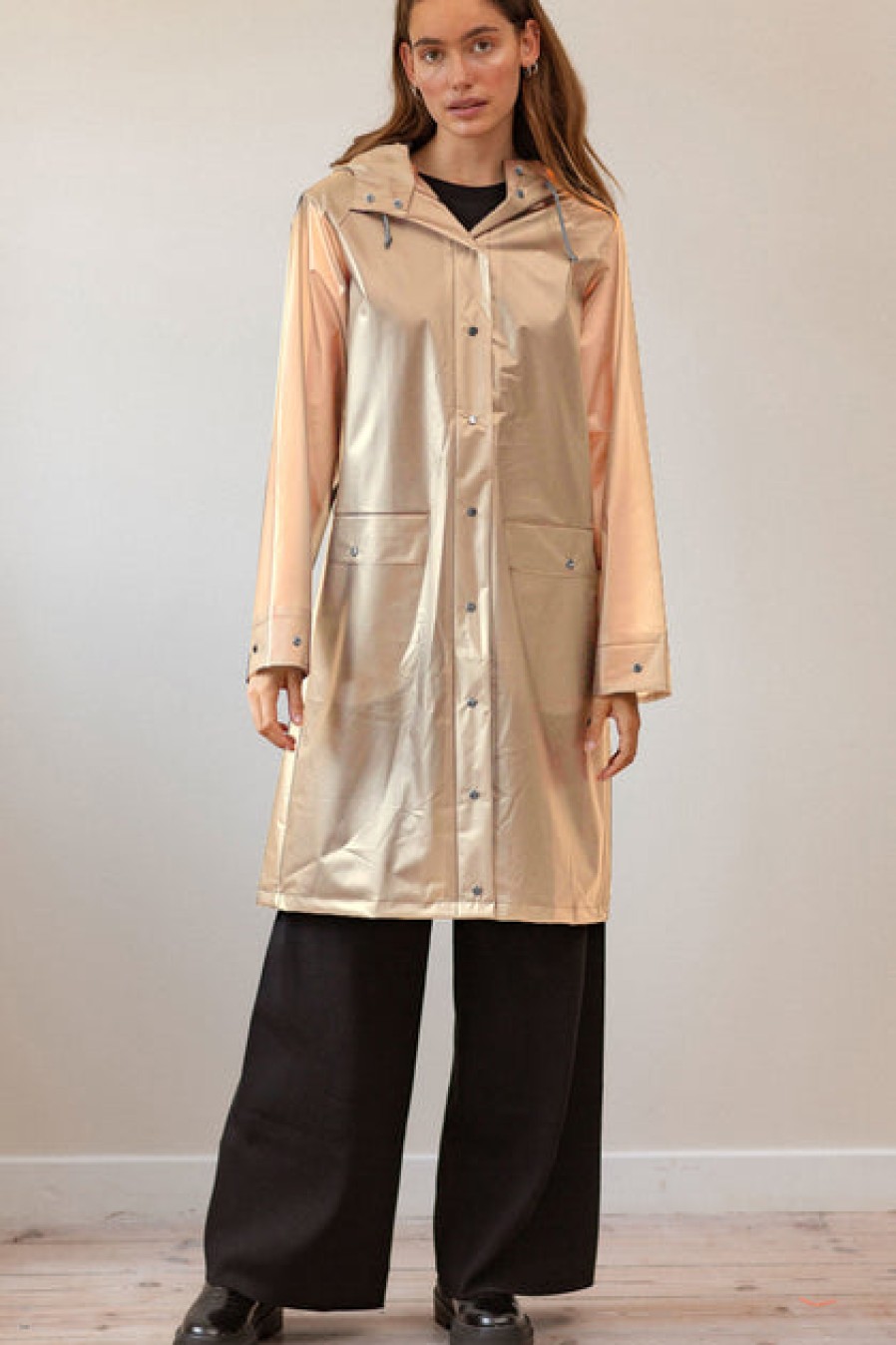 Outerwear | Fashion Becksöndergaard Becksondergaard Transparent Magpie Rain Coat