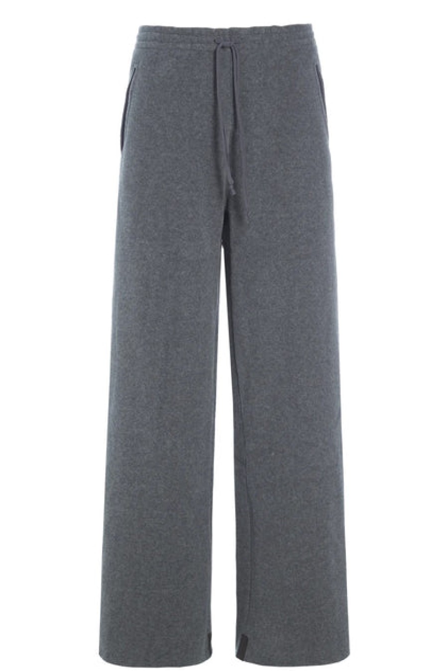 Pants & Skirts | Fashion Henriette Steffensen Henriette Steffensen Fleece Flare Trousers Grey