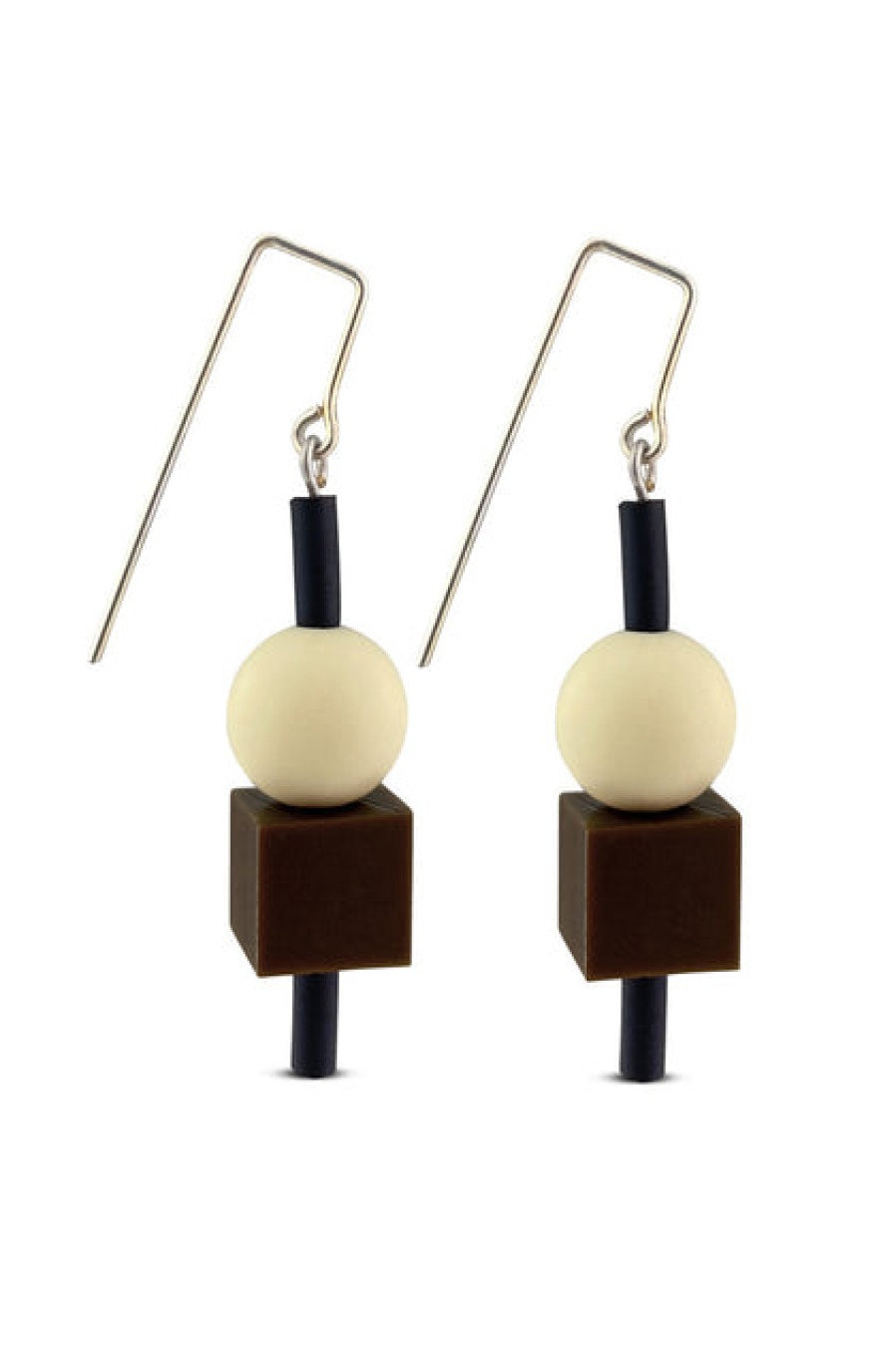 Jewelry Frank Ideas Frank Ideas Jello Earrings Cream/Brown