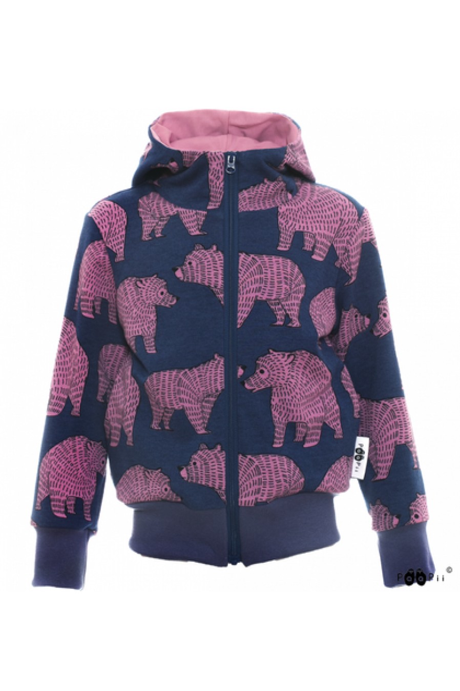 Kids' Tops | Fashion PaaPii Paapii Retki Kids' Ursa Organic Hoodie