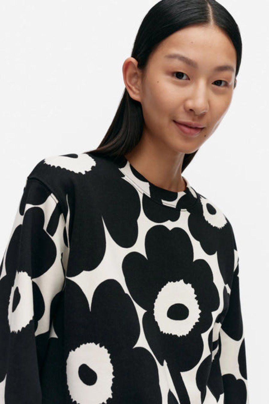 Tops, T-Shirts & Sweaters | Fashion Marimekko Marimekko Leiot Pieni Unikko 2 Sweatshirt