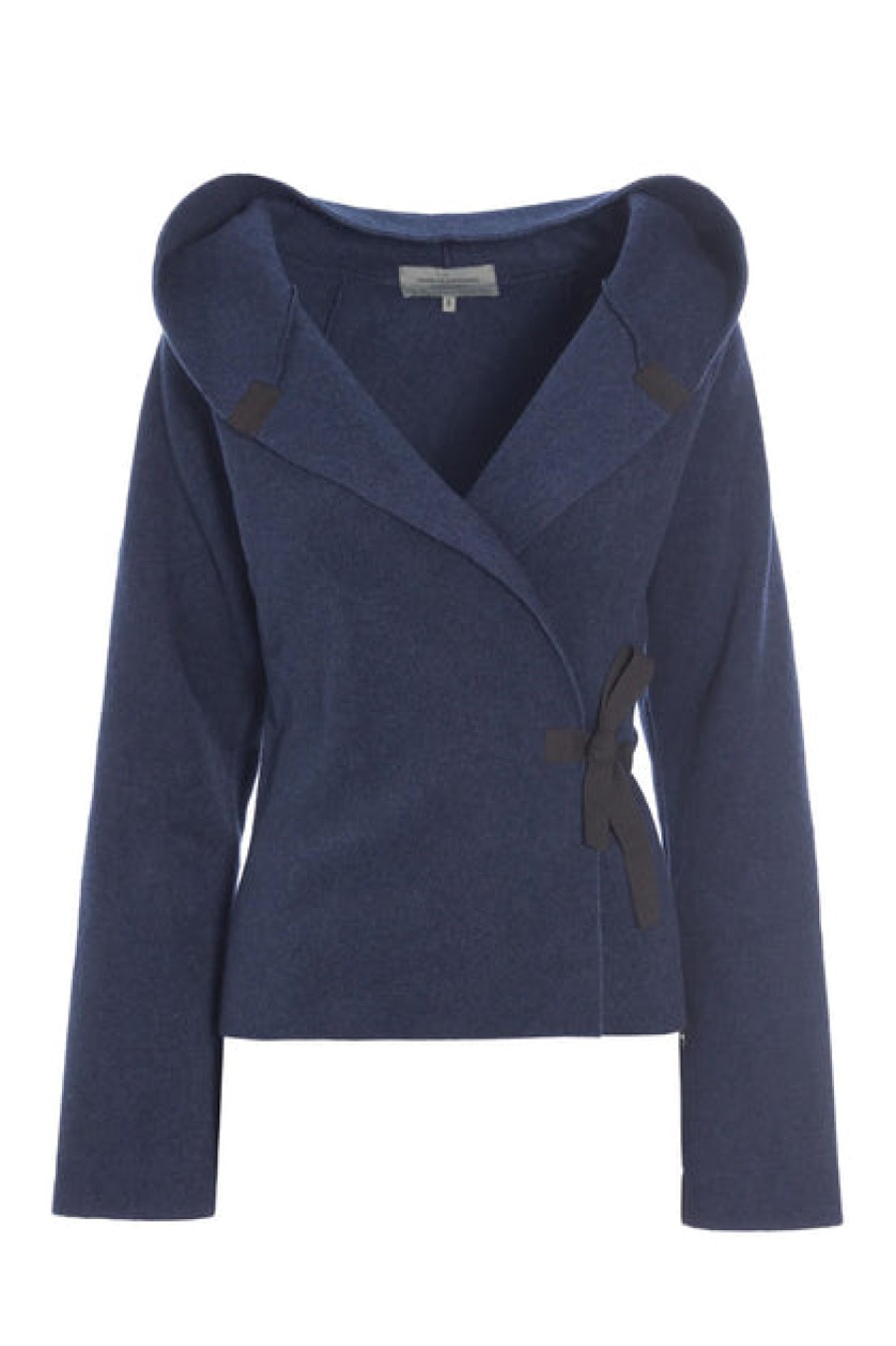 Tops, T-Shirts & Sweaters | Fashion Henriette Steffensen Henriette Steffensen Fleece Wrap Cardigan Denim