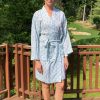 Loungewear & Sleepwear | Fashion Nest Factory Nest Factory Block Print Robe Turquoise