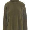 Tops, T-Shirts & Sweaters | Fashion Henriette Steffensen Henriette Steffensen High Neck Fleece Blouse Moss