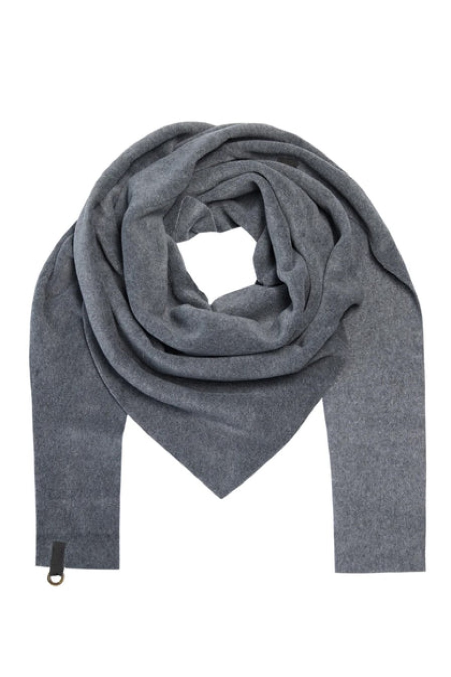 Scarves & Cold-Weather Accessories | Fashion Henriette Steffensen Henriette Steffensen Fleece Triangle Scarf Grey