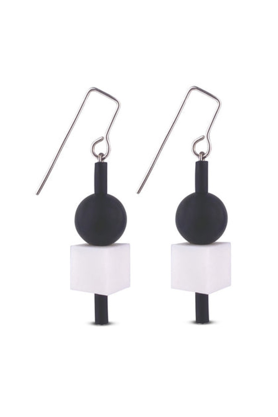 Jewelry Frank Ideas Frank Ideas Jello Earrings White/Black