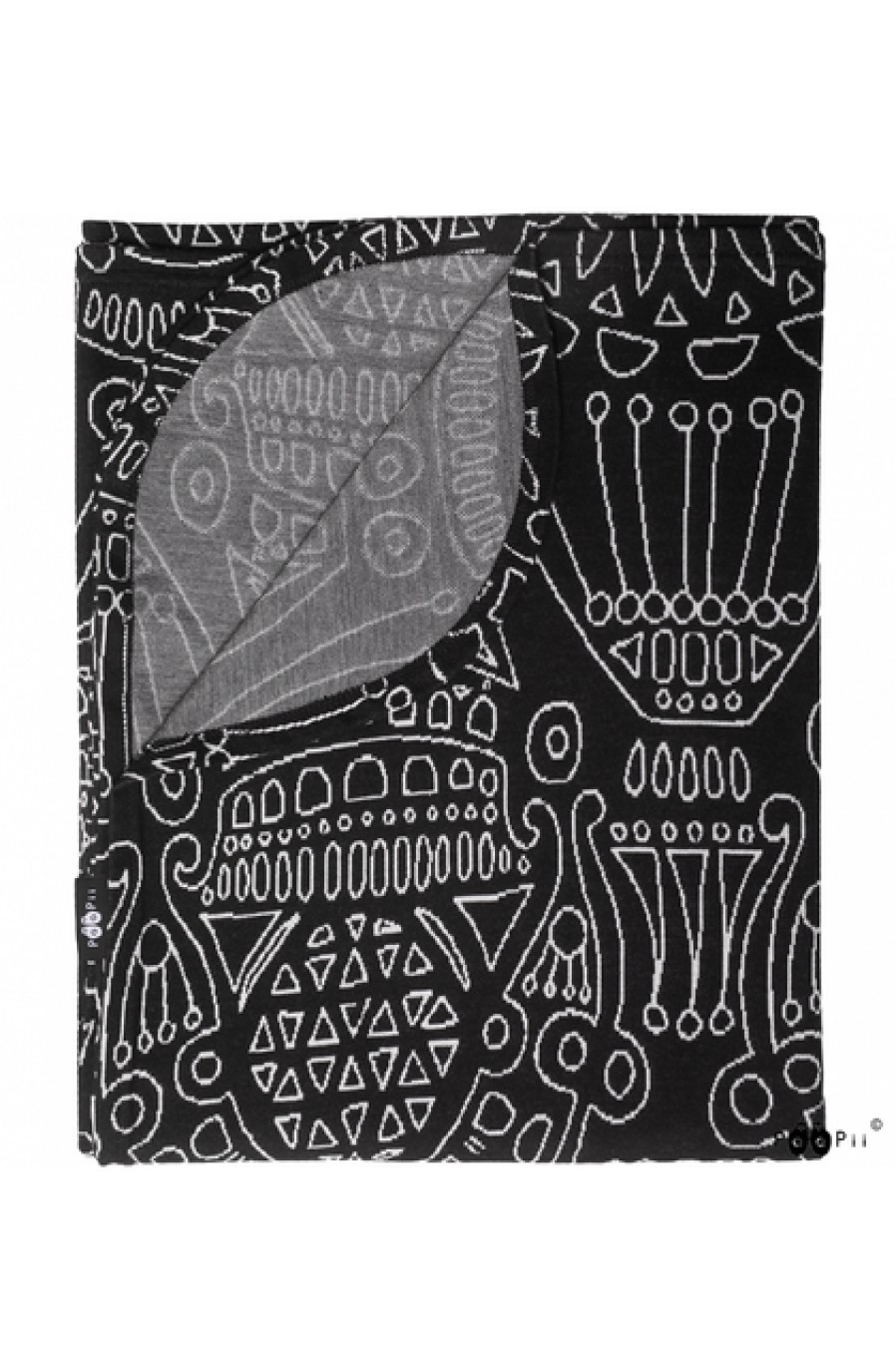 Throw Blankets & Bed Linens | Home Decor PaaPii Paapii Throw Blanket Distaff Black/White