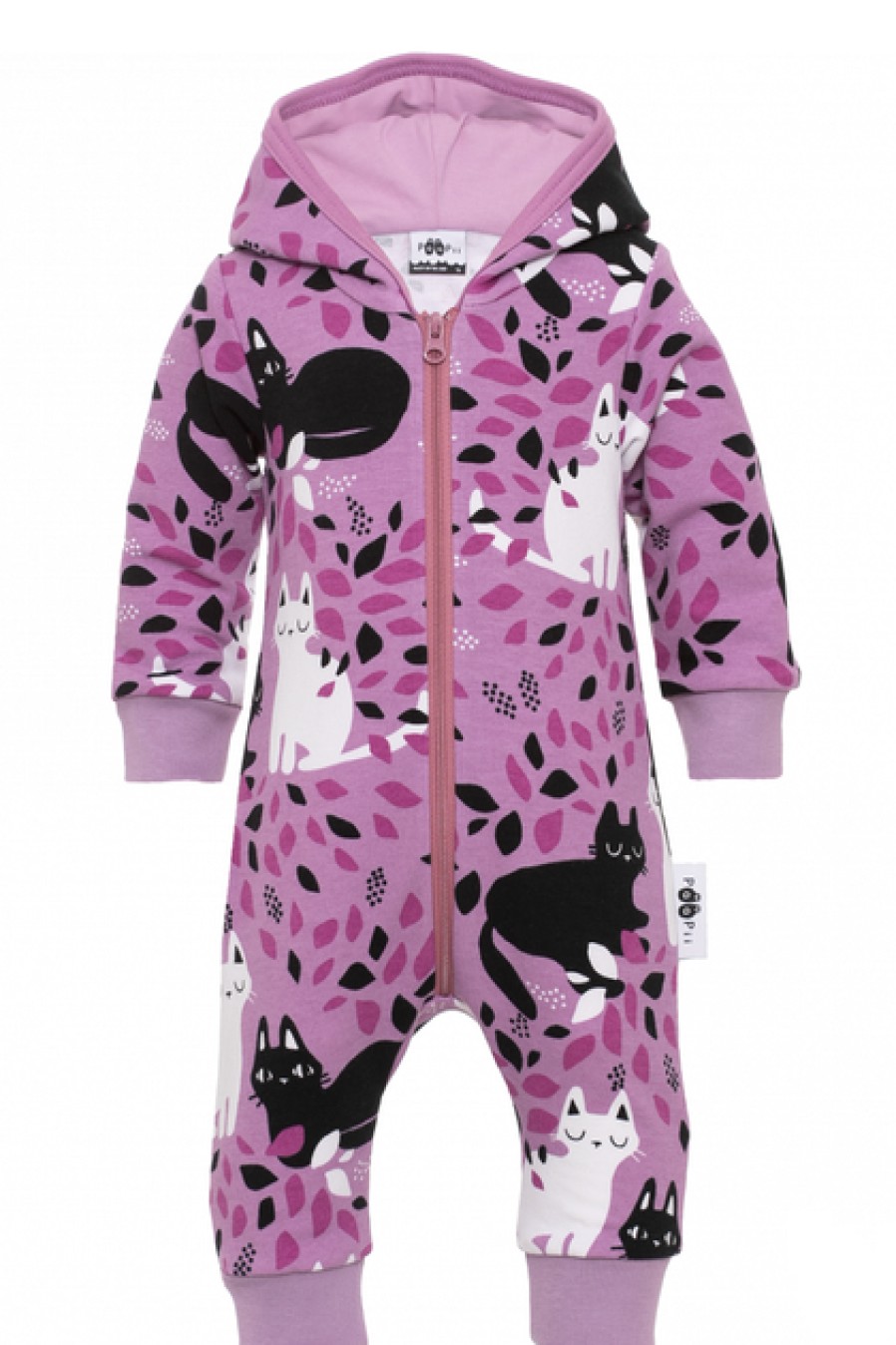 Baby Onesies & Sleepers | Fashion PaaPii Paapii Riemu Organic Baby Jumpsuit Hide & Seek Lilac