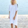 Dresses & Tunics | Fashion Henriette Steffensen Henriette Steffensen French Terry Logo Dress White