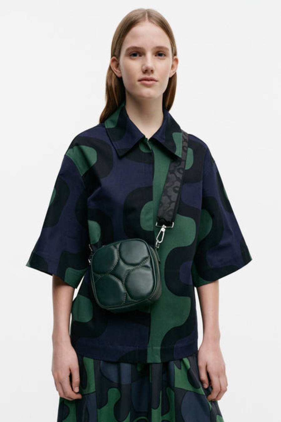 Bags & Accessories Marimekko Marimekko Baby Gratha Kivet Leather Crossbody Bag