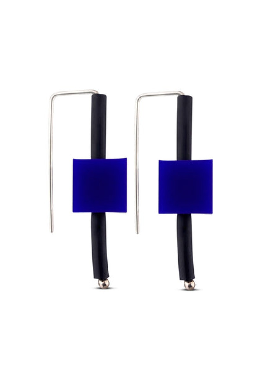 Jewelry Frank Ideas Frank Ideas Block Earrings Blue