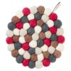 Trivets | Home Decor Aveva Aveva Wool Felt Trivet Tundra