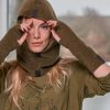 Hats | Fashion Henriette Steffensen Henriette Steffensen Fleece Balaclava Moss