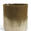 Home Accent Pieces | Home Decor Aveva Aveva Felt Flower Pot/Basket 18 Large Olive