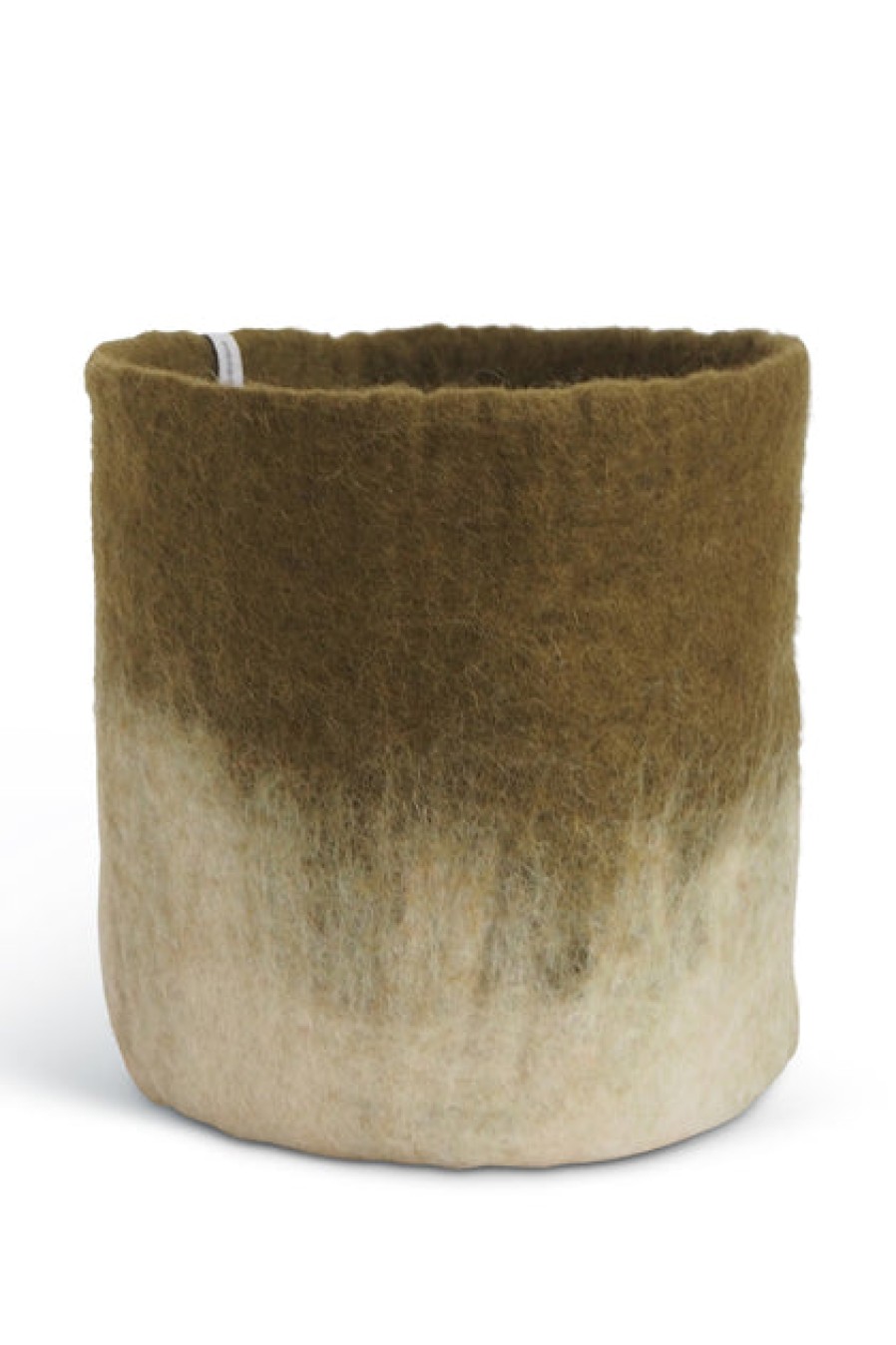 Home Accent Pieces | Home Decor Aveva Aveva Felt Flower Pot/Basket 18 Large Olive