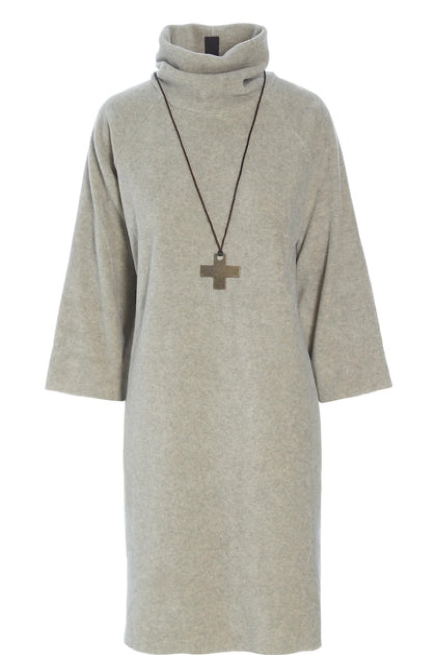 Dresses & Tunics | Fashion Henriette Steffensen Henriette Steffensen Fleece Turtle Neck Dress Sand