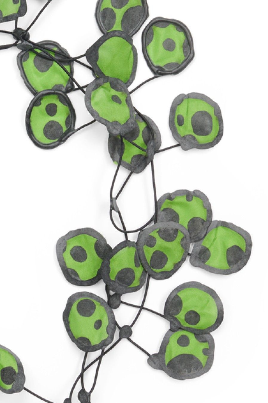 Jewelry Annemieke Broenink Annemieke Broenink Polka Dot Necklace Lime