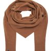 Scarves & Cold-Weather Accessories | Fashion Henriette Steffensen Henriette Steffensen Fleece Triangle Scarf Rust