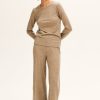 Pants & Skirts | Fashion Andrea & Joen Andrea & Joen Mia Wool Lounge Pants Birch