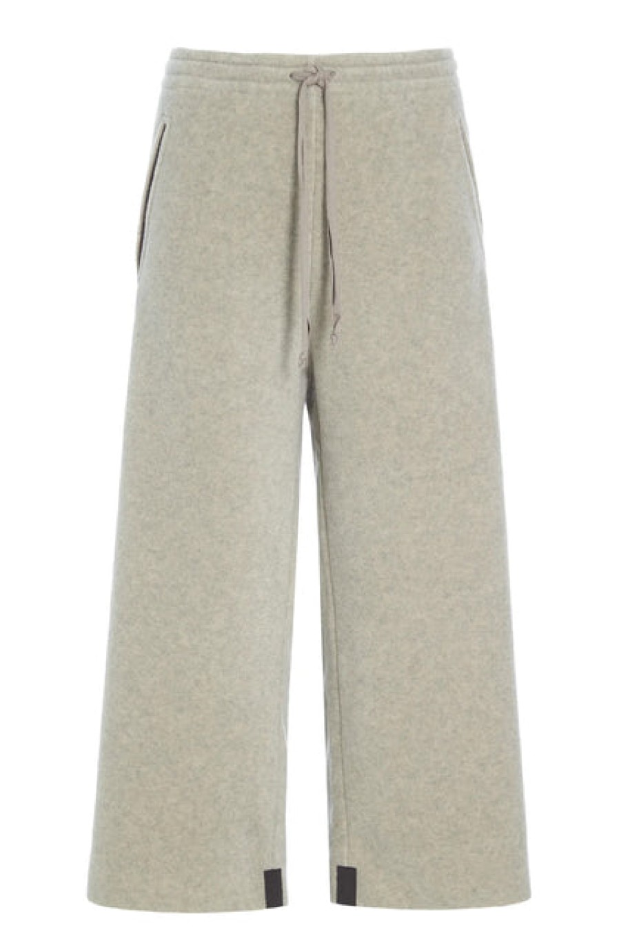 Pants & Skirts | Fashion Henriette Steffensen Henriette Steffensen Fleece Flare Cropped Trousers Sand