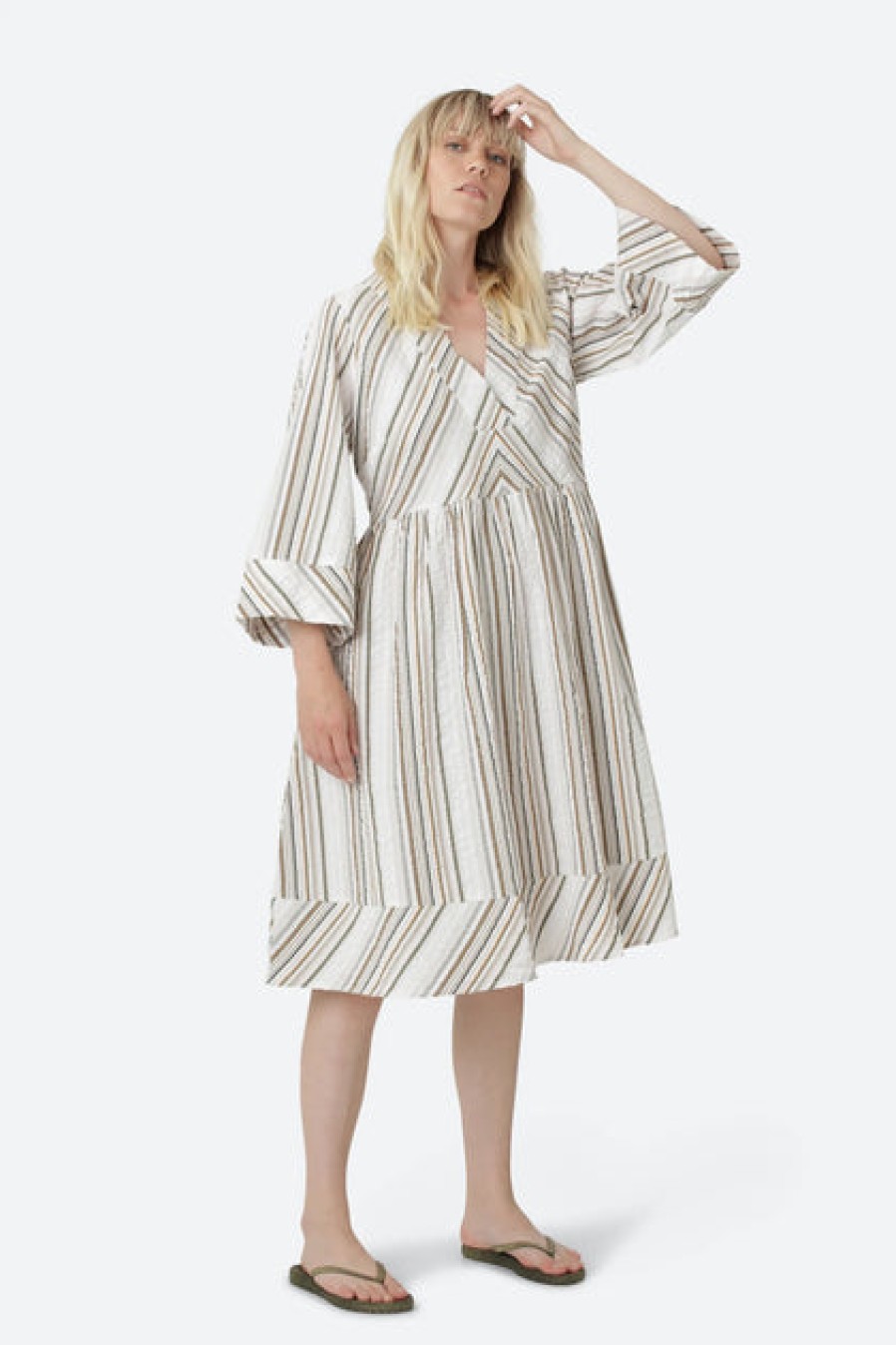 Dresses & Tunics | Fashion Ilse Jacobsen Ilse Jacobsen Amelia Short Dress Sage