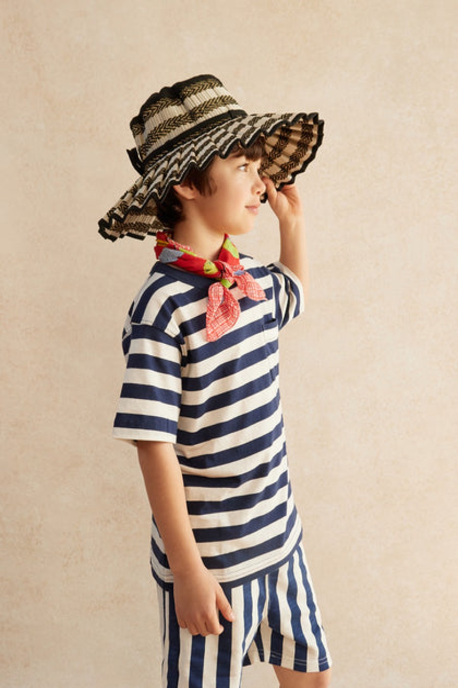 Kids' Accessories: Hats, Scarves & Baby Blankets | Fashion Lorna Murray Lorna Murray Child Island Capri Hat Exclusive Range Kaimu