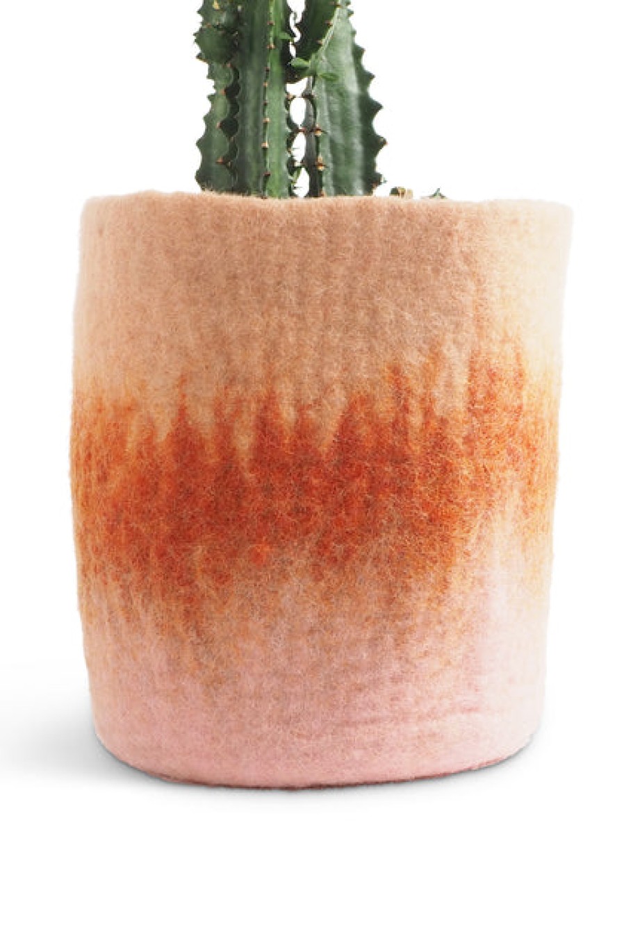 Storage Baskets | Home Decor Aveva Aveva Felt Flower Pot/Basket 18 Large Terracotta