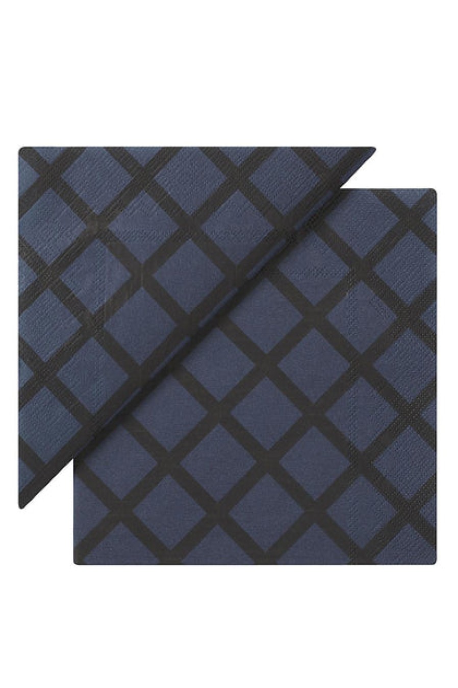 Paper Napkins | Home Decor Boston International Marimekko Quilt Luncheon Napkins Blue/Black