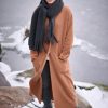 Tops, T-Shirts & Sweaters | Fashion Henriette Steffensen Henriette Steffensen Fleece Long Cardigan Rust